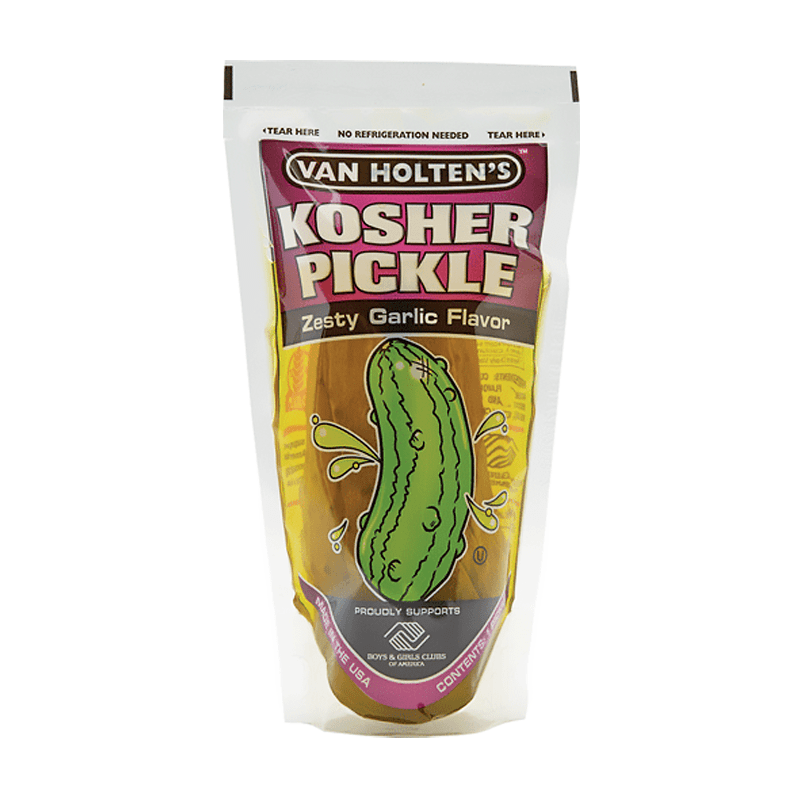 Van Holtens Jumbo Pickle - Kosher Garlic  ( US )