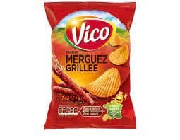 Vico Chips Grilled Merguez 120g  ( France )