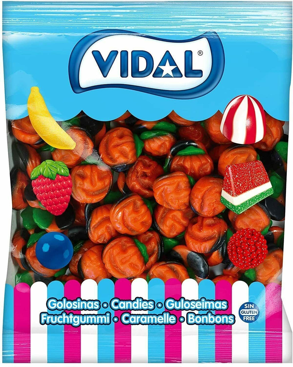 Vidal Halloween Jelly Pumpkins  ( Spain )