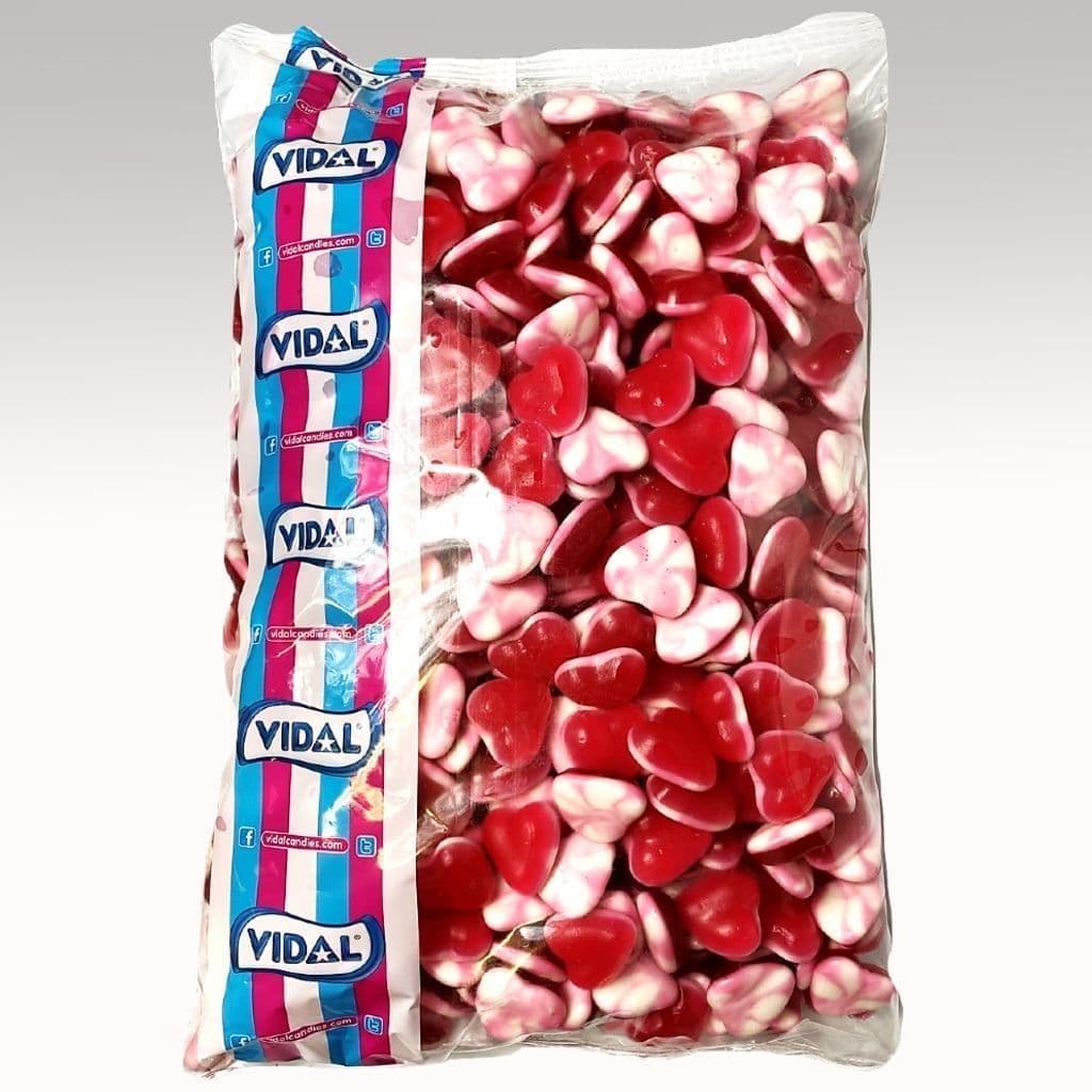Vidal Red & White Jelly Hearts ( Spain )