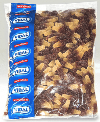 Vidal Sour  Small Cola Bottles  (Spain)