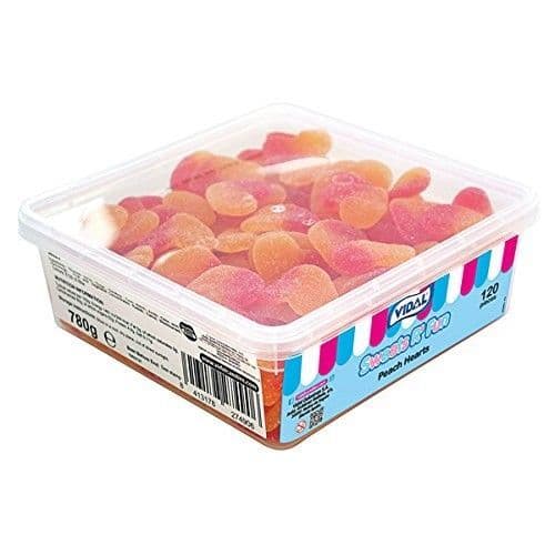 Vidal Sugared Peaches Hearts ( Spain )