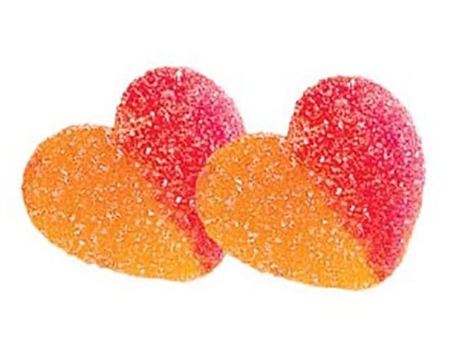 Vidal Sugared Peaches Hearts ( Spain )