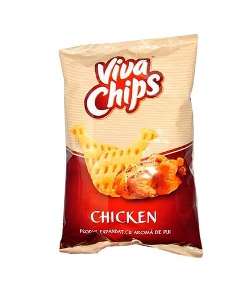 Viva Chips Chicken 100g  (Romania)