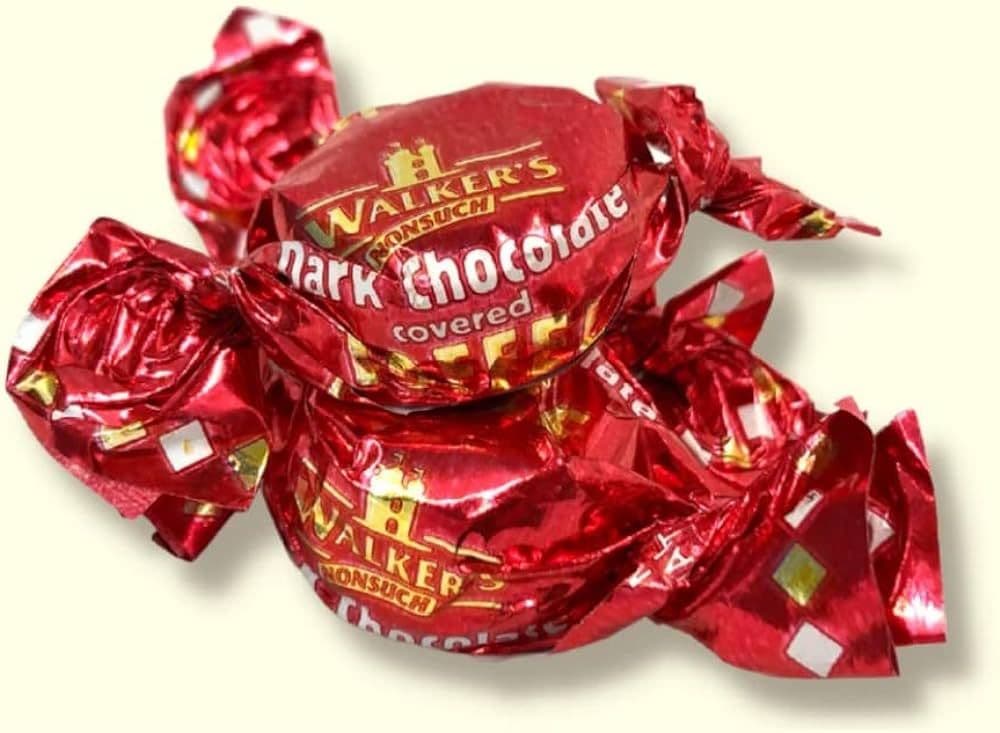 Walker's Nonsuch Dark Chocolate Covered Toffees 100g ( UK )