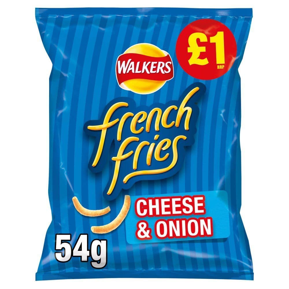Walkers French Fries Cheese & Onion Snacks 54g (UK)