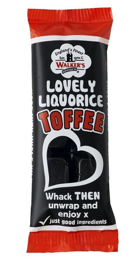 Walkers Nonsuch Lovely Liquorice Toffee 50g (UK)
