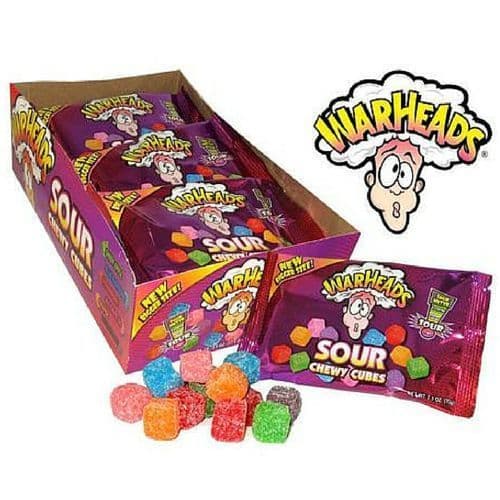 War Heads Sour Flavour Cubes 70g ( US )