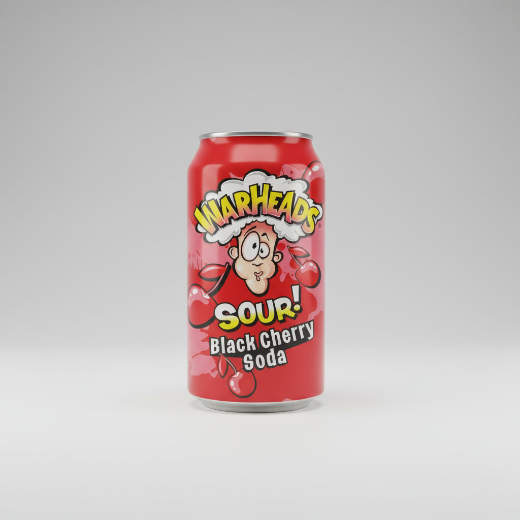 Warhead Sour Black Cherry Soda 355ml ( US )