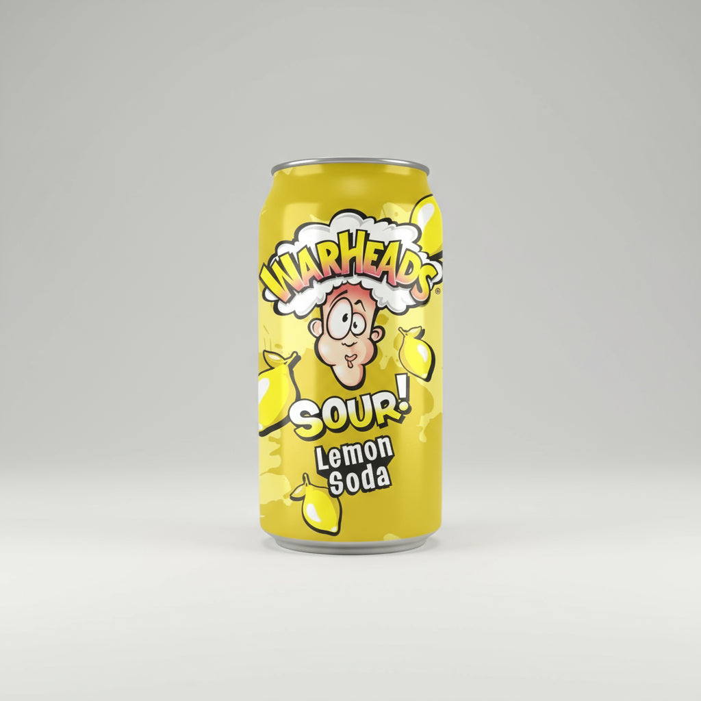 Warhead Sour Lemon  Soda 355ml ( US )