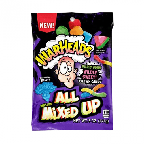 Warheads All Mixed Up Peg Bag 141g  ( US )
