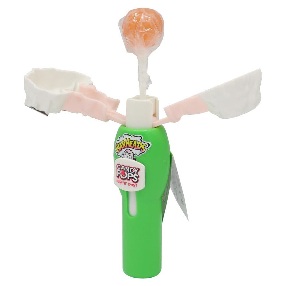 Warheads Candy Pop Push N Twist Lollipop 8g ( UK )  BB Dated October 2024