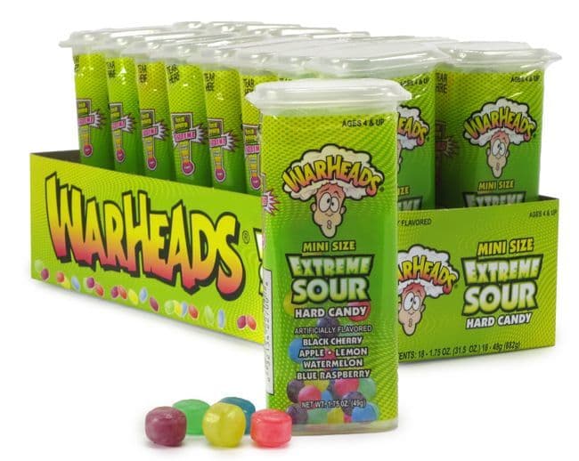 Warheads Minis Extreme Sour Hard Candy (49g) (US)