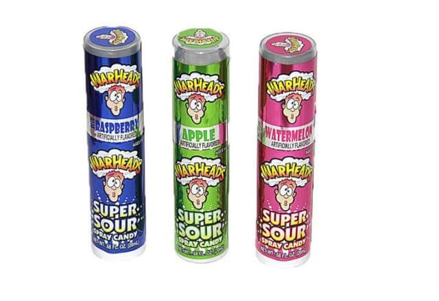 Warheads Super Sour Candy Spray Blue Raspberry (US)