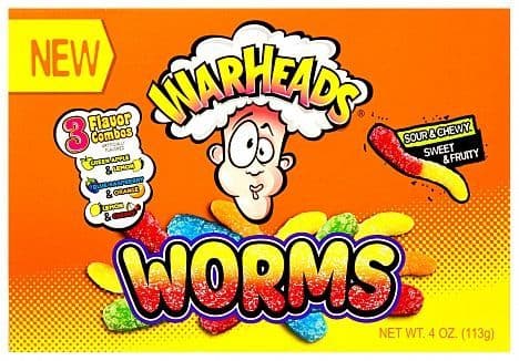 Warheads Worms (113g) Theatre box (US)