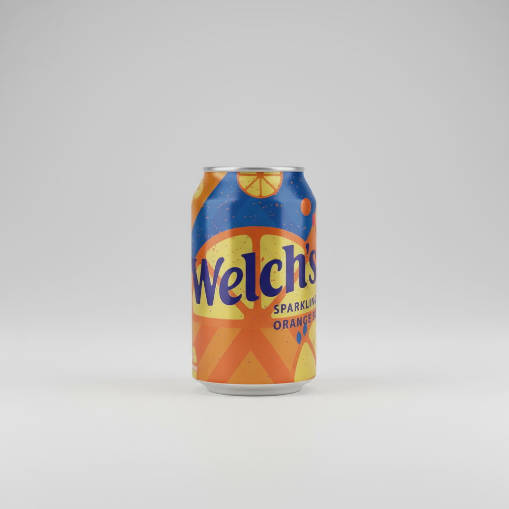 Welch Sparkling Orange  Soda 355ml (US)