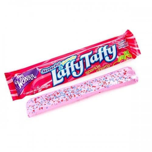 Wonka Laffy Taffy Bar Sparkle Cherry 42.5g (US)