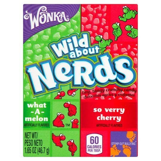 Wonka Nerds Wild Cherry and Watermelon Flavour