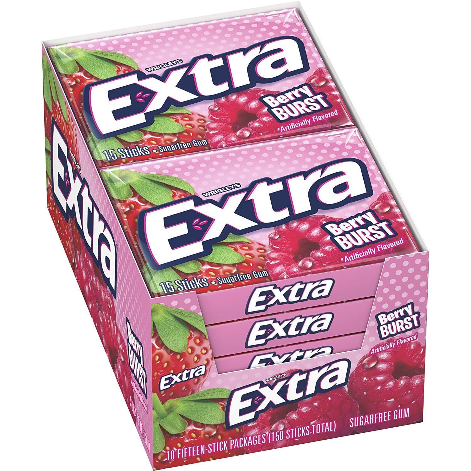 Wrigley Extra Berry Burst Chewing Gum 15 piece  (US)