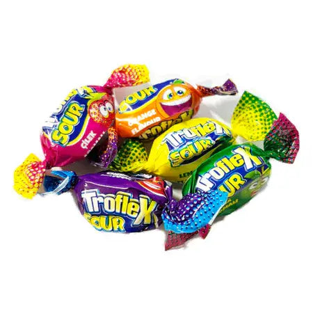 Yummys Sour Troflex Fruit Filled Chewy Candy ( UK )